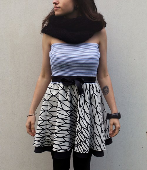 Šaty stripes 2 v 1 — foto 5