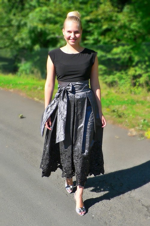 Taftová sukně — foto 3