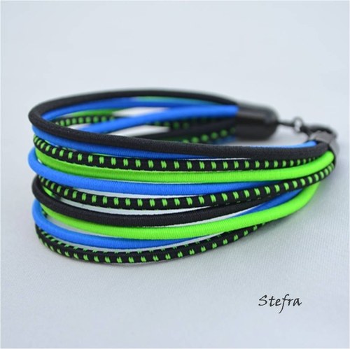 Juicy blue & green - náramek — foto 3