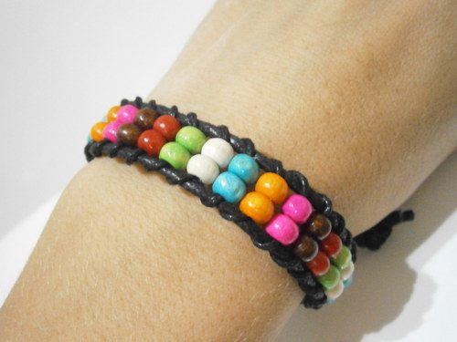 Pestrobarevný náramek (Wrap Bracelet) — foto 6
