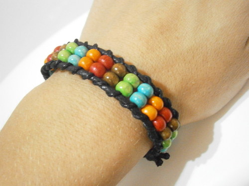 Pestrobarevný náramek (Wrap Bracelet) — foto 5
