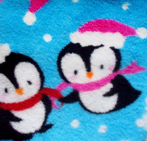Happy penguin - dětská fleece čepička — foto 4