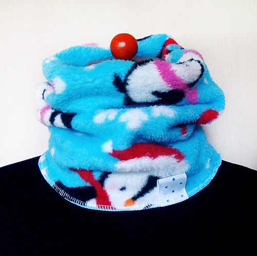 Happy penguin - dětská fleece čepička — foto 5
