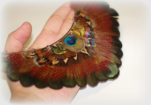 Peacock Feather Necklace — foto 2