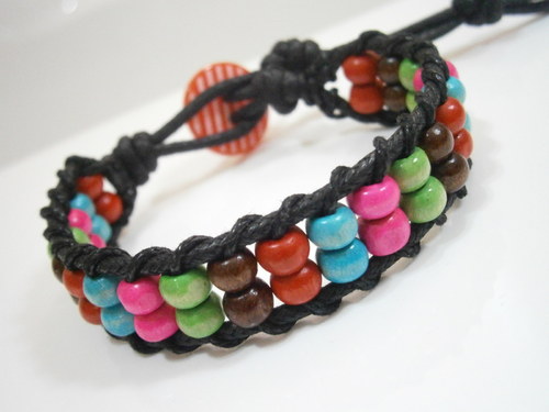 Pestrobarevný náramek (Wrap Bracelet) — foto 3