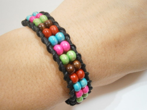Pestrobarevný náramek (Wrap Bracelet) — foto 6