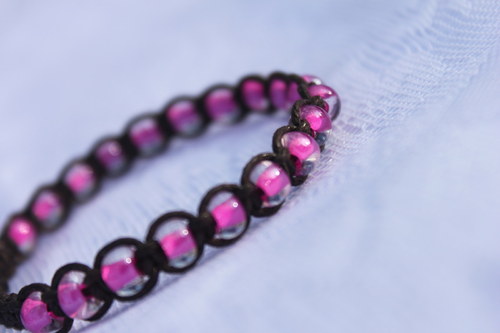 Náramek macramé/shamballa — foto 2