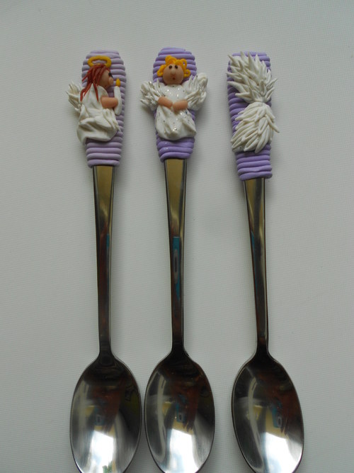 Andělské lžičky 3ks (17 cm) — foto 2
