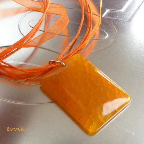 Velký dračí achát oranžový — foto 3