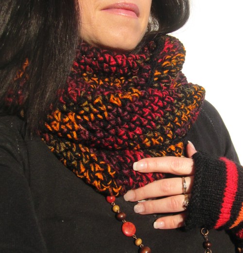 Set kolemkrčník + rukavičky "Halloween" — foto 3
