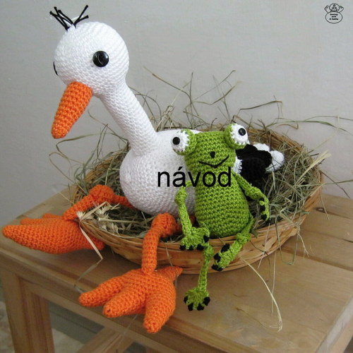 Čáp bílý se žabkou_návod — foto 3