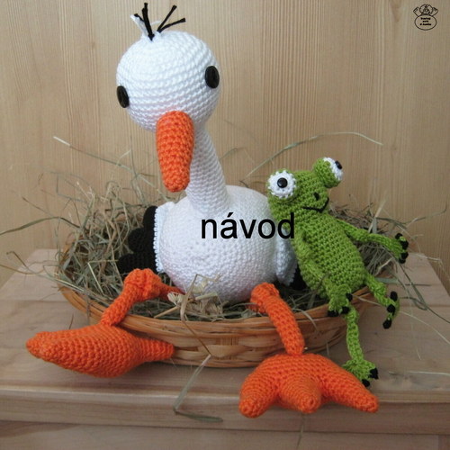 Čáp bílý se žabkou_návod — foto 4