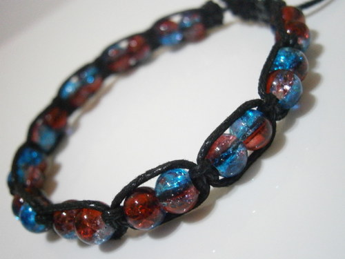 Náramek Shamballa (makramé) — foto 2