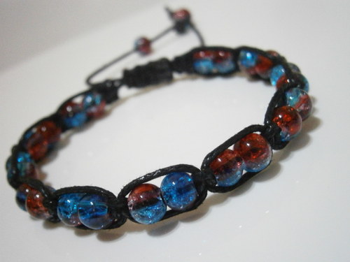 Náramek Shamballa (makramé) — foto 4
