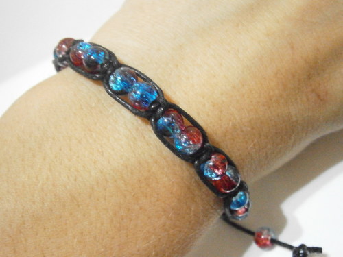 Náramek Shamballa (makramé) — foto 5