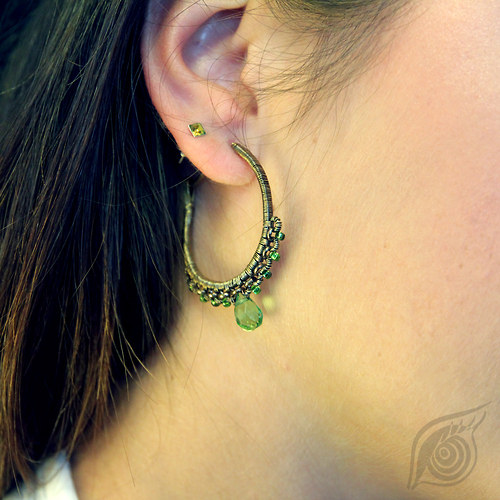 Simple fialky (naušnice) — foto 5