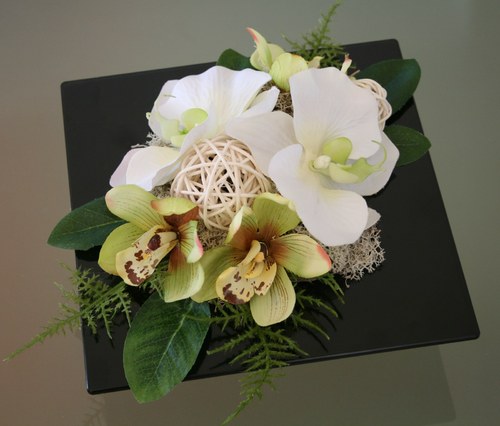 Ikebana s orchidejemi — foto 6