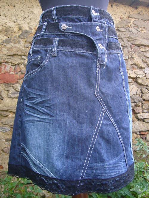 Denim sukně - Extravagance — foto 2