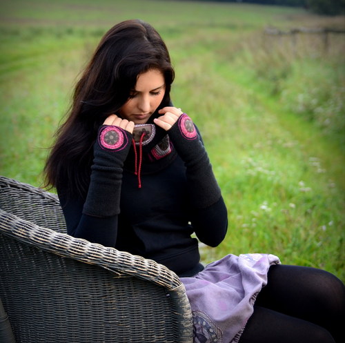 Černé návleky — foto 3
