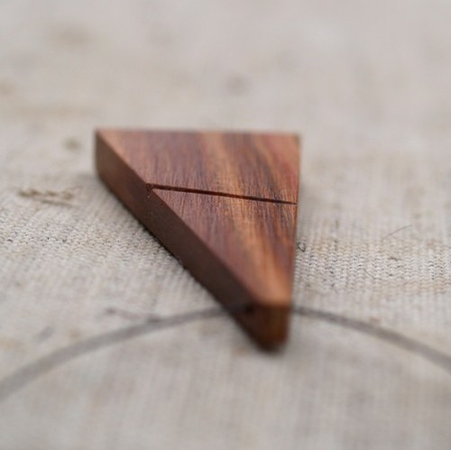 Dřevěný náhrdelník LVI. - MINIMAL MEDIUM — foto 5