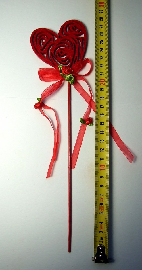Ornamentální srdce z filcu — foto 2
