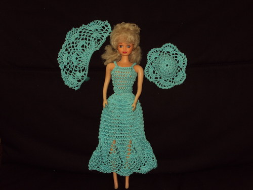 Šatičky pro Barbie - světle zelené — foto 2