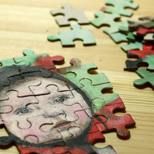 Ručně malované puzzle na přání — foto 3