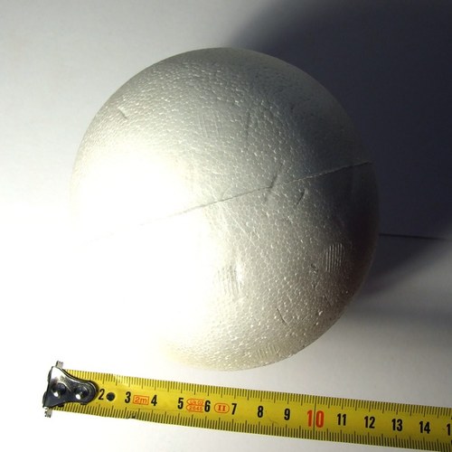 Polystyrenová koule, 12 cm — foto 2