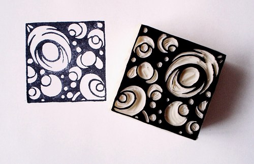 Kruhové ornamenty. Razítko. — foto 2