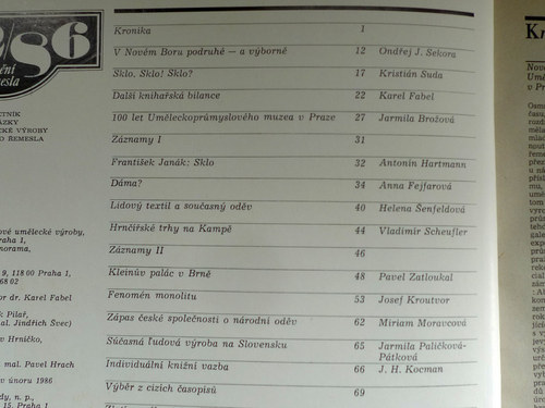 Umění a řemesla 2/1986 — foto 2