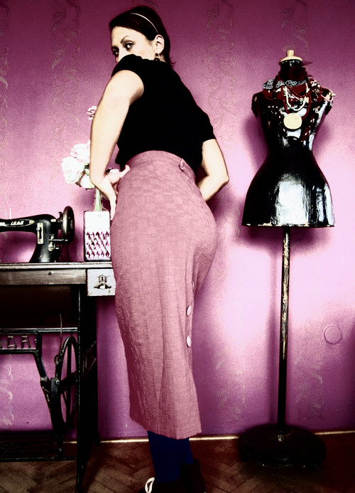 Sukně pencil pink — foto 4