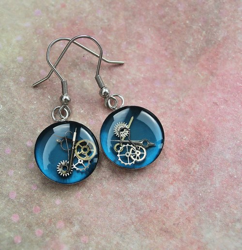 Earings /petrol/ — foto 2