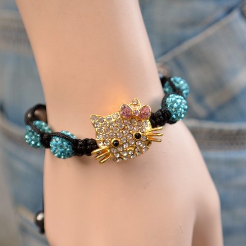 Shamballa náramek Hello Kitty — foto 2