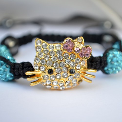 Shamballa náramek Hello Kitty — foto 3