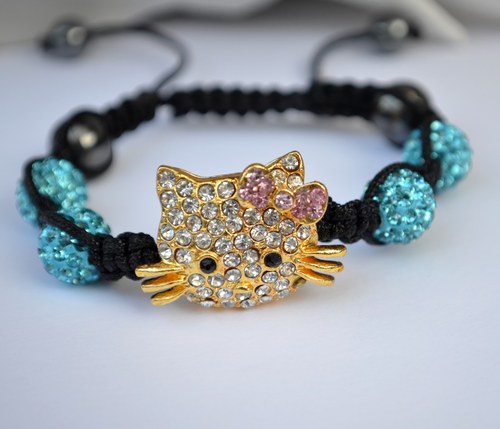 Shamballa náramek Hello Kitty — foto 4