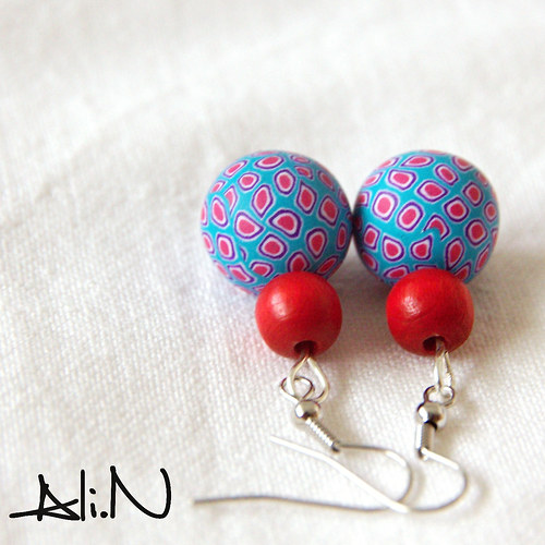 Náušnice Pink&Blue II. — foto 2
