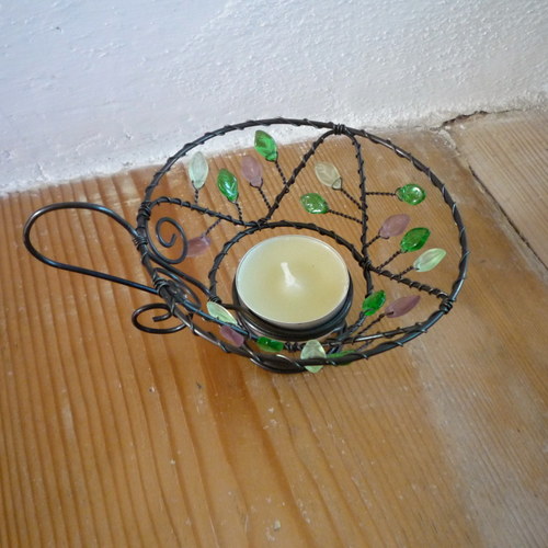 Svícen s lístky — foto 3