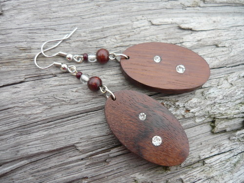 Náušnice Elegant Wood — foto 2