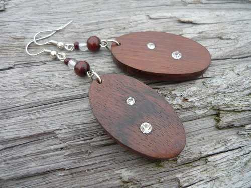 Náušnice Elegant Wood — foto 5