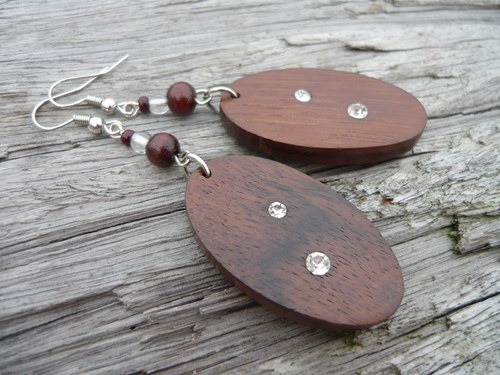 Náušnice Elegant Wood — foto 6