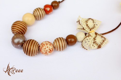 Romantic collection - Coffee Love - náhrdelník — foto 4
