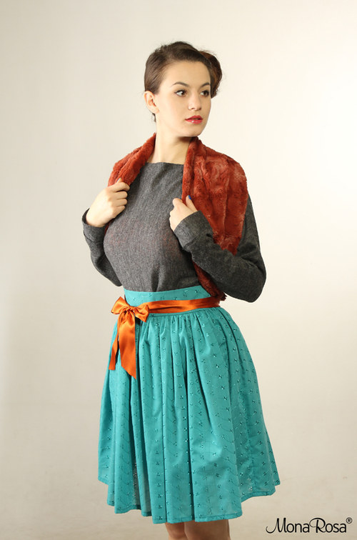 ROUX - kožešinová štóla — foto 3