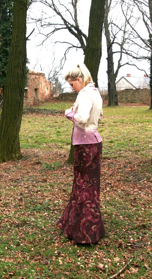 Džínová elastická sukně — foto 2