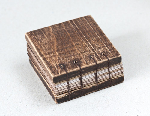 Mini Wooden Cube - Rustic — foto 2