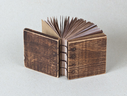 Mini Wooden Cube - Rustic — foto 3