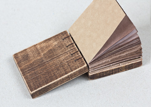 Mini Wooden Cube - Rustic — foto 4