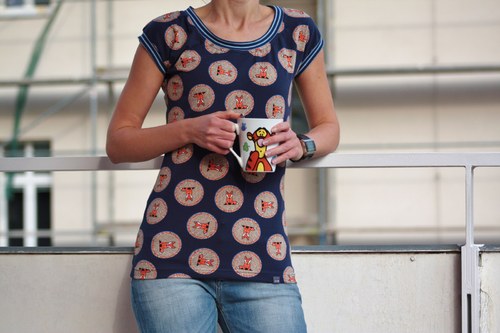 Tričko Navy blue fox — foto 2