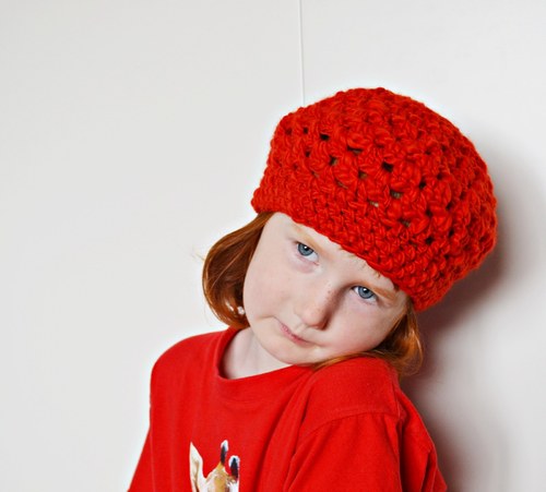 Dětský baret merino — foto 3
