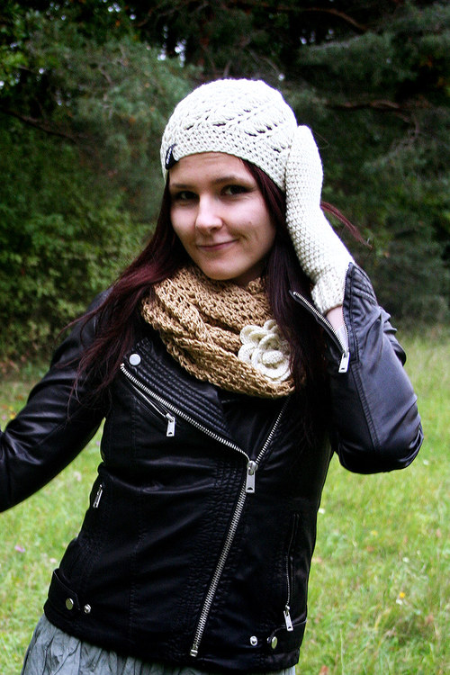 Háčkovaná vějířková čepička — foto 2