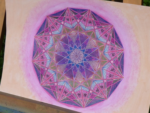 Mandala růžová — foto 2